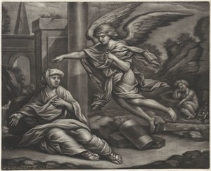 Hagar en Ismaël in de woestijn