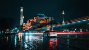 Hagia Sophia Neon Nights