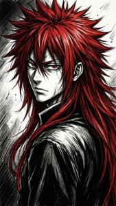 Hair Down Gaze