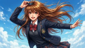 Hair Flip Monika