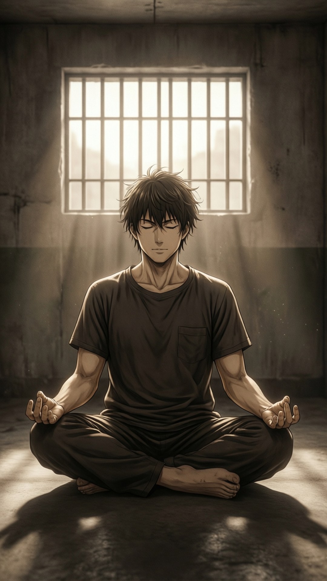 Hajime's Morning Meditation by Wallpapers.art Studio