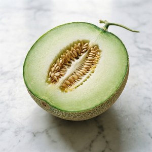 Half Sliced Crenshaw Melon