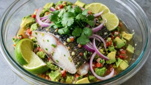 Halibut Ceviche Bowl