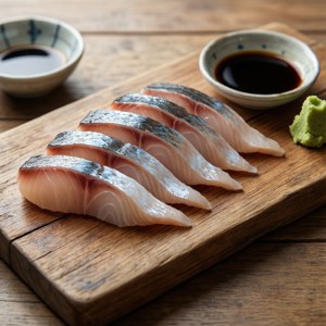 Halibut Sashimi Board