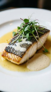 Halibut with Beurre Blanc