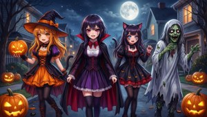 Halloween Quintuplets