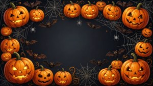 Halloween Spooky Border