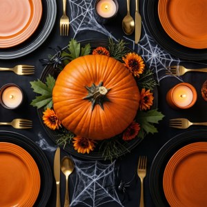 Halloween Table Setting