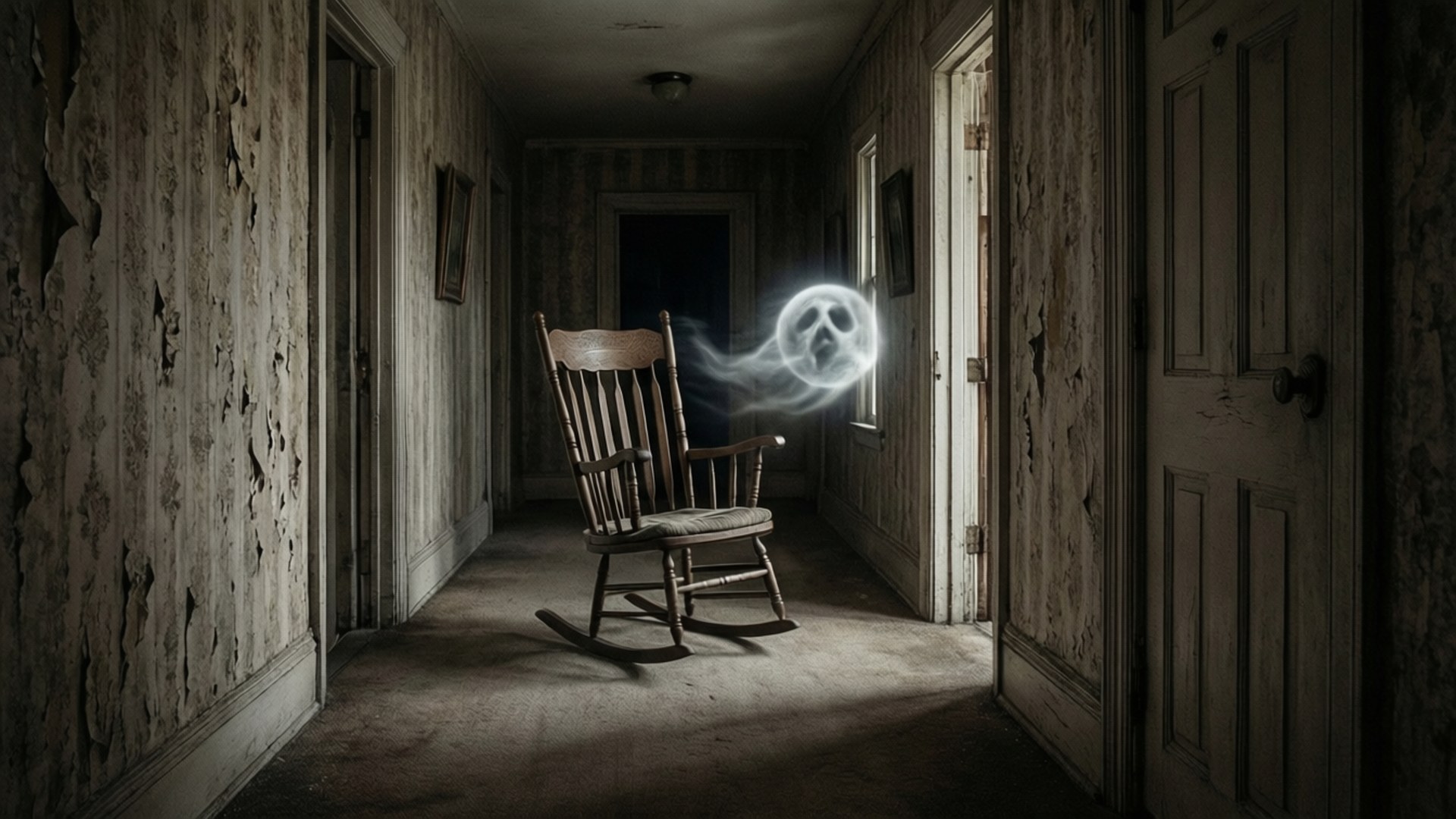 Hallway Haunting by Wallpapers.art Studio