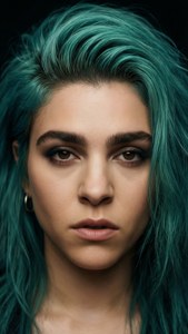 Halsey Teal Portrait