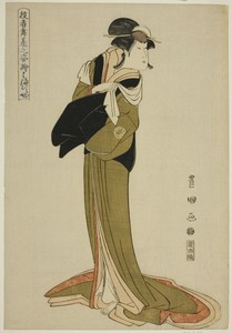 Hamamuraya: Segawa Kikunojo III, from the series "Portraits of Actors on Stage (Yakusha butai no sugata-e)"