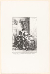 Hamlet en koningin Gertrude