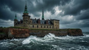 Hamlet's Stormy Castle