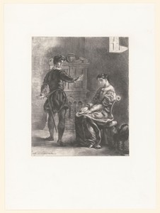 Hamlet verlaat Ophelia