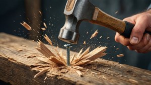 Hammer Striking Nail