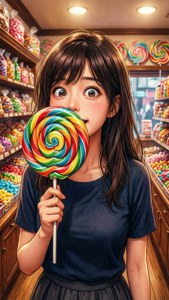 Hanako and Lollipop Walk