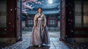 Hanbok at Moonlit Palace