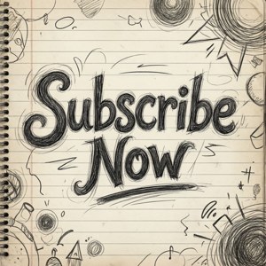Hand-drawn Subscribe