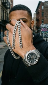 Hand Holding Chain Urban