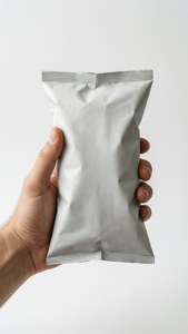 Hand Holding Chip Bag