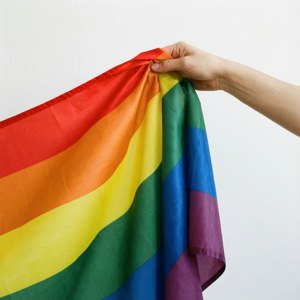 Hand Holding Flag