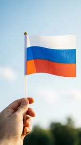 Hand Holding Flag