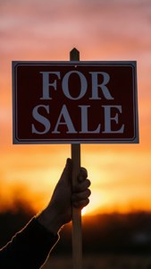Hand Holding Sale Sign