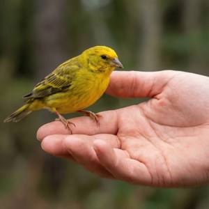 Hand in Feathers
