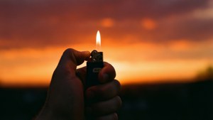 Hand Lighter Sunset