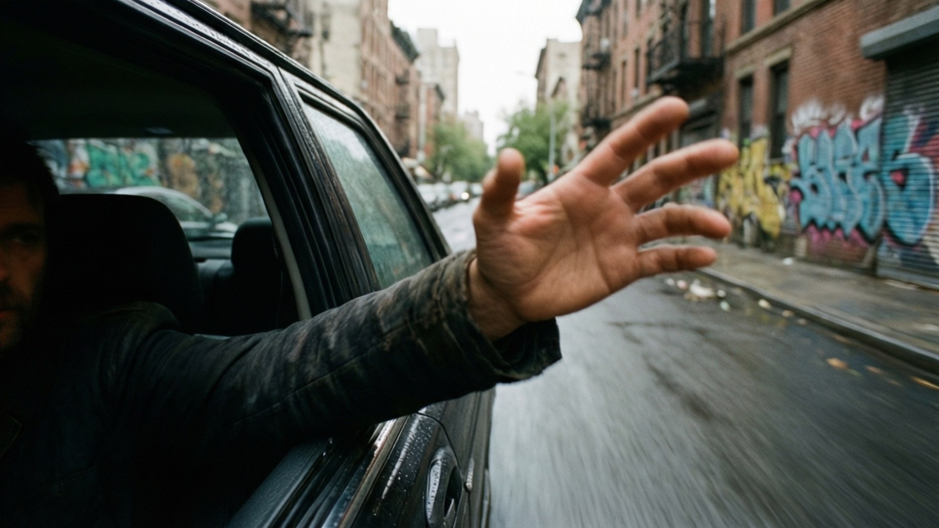Hand Out the Window by Wallpapers.art Studio