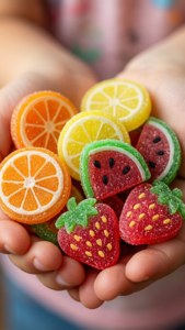 Handful of Fruit Slice Snacks