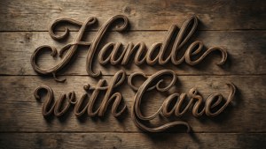 Handle with Care Typography