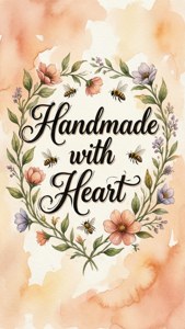 Handmade with Heart Quote