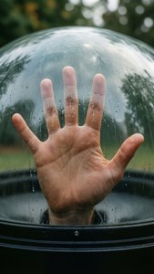 Handprint on Dome