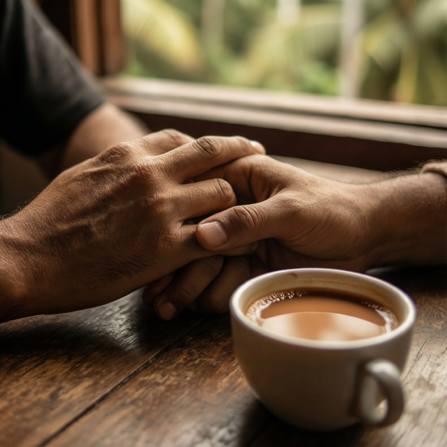 Hands and Chai by Wallpapers.art Studio