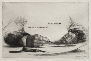 Hands Etching