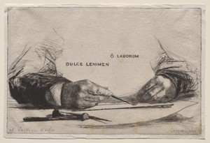 Hands Etching