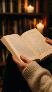 Hands Holding a Book