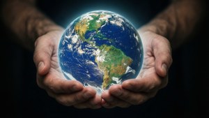 Hands Holding Earth