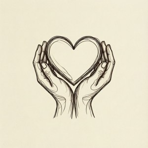 Hands Holding Heart