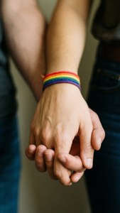 Hands with Rainbow