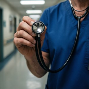 Hands with Stethoscope