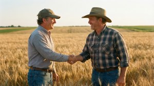 Handshake in the Wheat