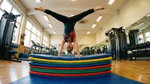 Handstand Mat Stack