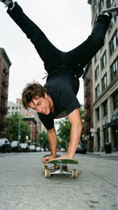 Handstand on Board