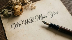 Handwritten Farewell