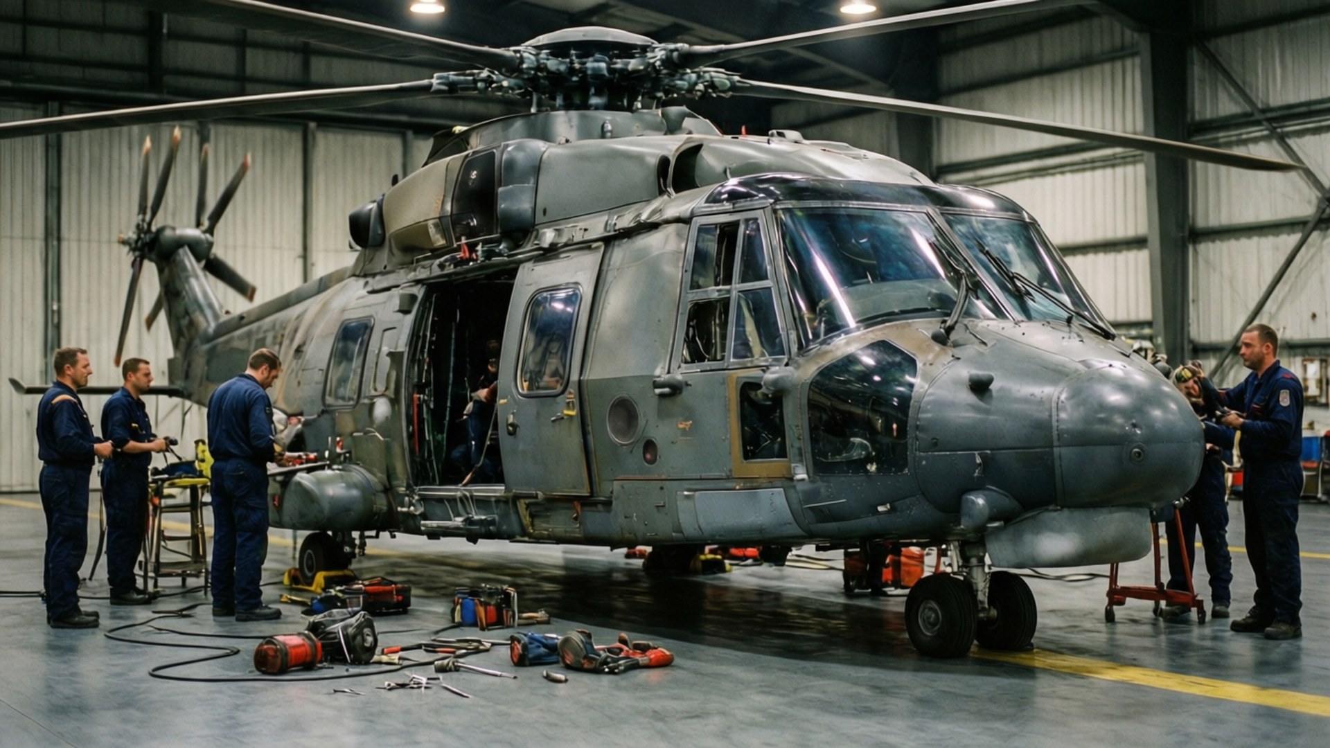 Hangar Maintenance by Wallpapers.art Studio