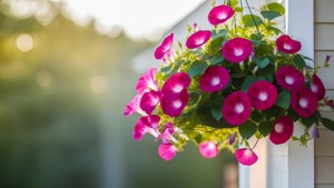 Hanging Basket Morning Glory