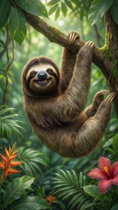 Hanging Sloth