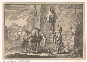 Hans Georg von Arnim-Boitzenburg ontsnapt met een touwladder uit de gevangenis van Stockholm, 1637